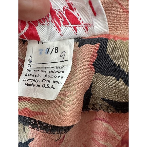 Scarlet  Made In USA and Pink Floral Garden Justine Dress - Picture 7 of 10